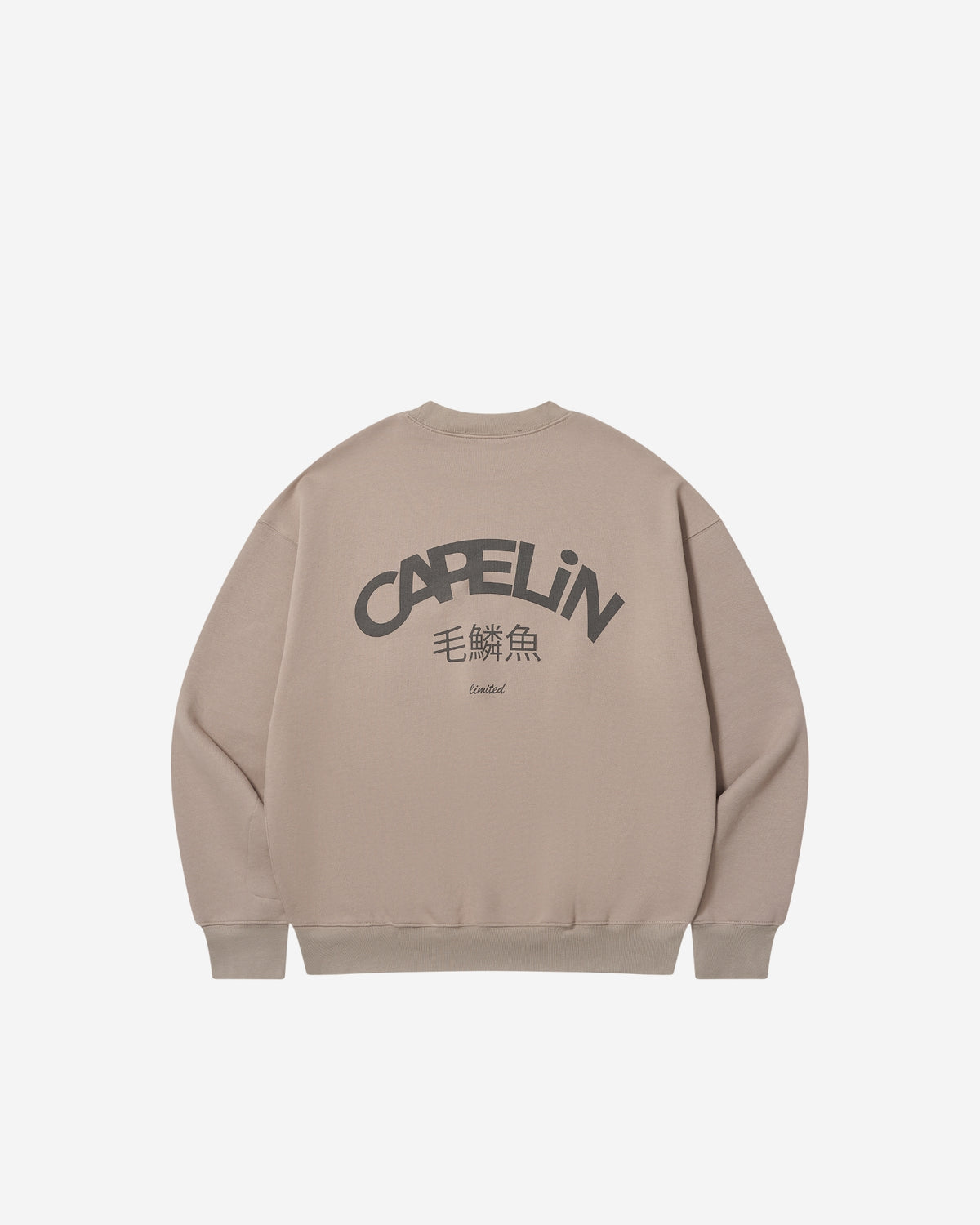 Capelin Jake Crewneck Beige, back